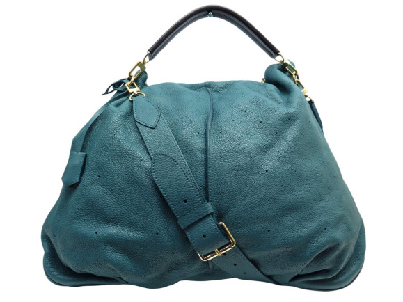 sac a main louis vuitton selene gm cuir mahina bleu