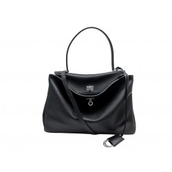 NEUF SAC A MAIN BALENCIAGA RODEO MOYEN MODELE 789772 CUIR NOIR BANDOULIERE 3800€