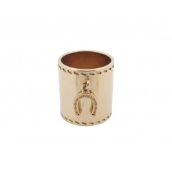 ANNEAU DE FOULARD HERMES FER A CHEVAL EN METAL DORE CARRE GOLDEN SCARF RING 340€