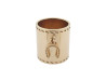anneau de foulard hermes fer a cheval en metal dore