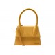 SAC A MAIN JACQUEMUS LE GRAND CHIQUITO 213BA0003 CUIR GOLD BANDOULIERE BAG 850€