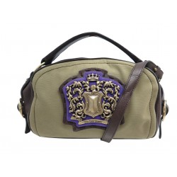 SAC A MAIN YVES SAINT LAURENT RIVE GAUCHE 144165 ARMOIRIE ECUSSON CUIR BAG 1200€