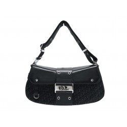 SAC A MAIN CHRISTIAN DIOR STREET CHIC COLOMBUS TOILE OBLIQUE CUIR NOIR BAG 4500€