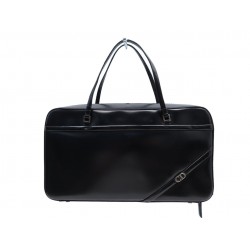 VINTAGE SAC A MAIN CHRISTIAN DIOR BOWLING 2001 EN CUIR VERNIS NOIR HANDBAG 2490€