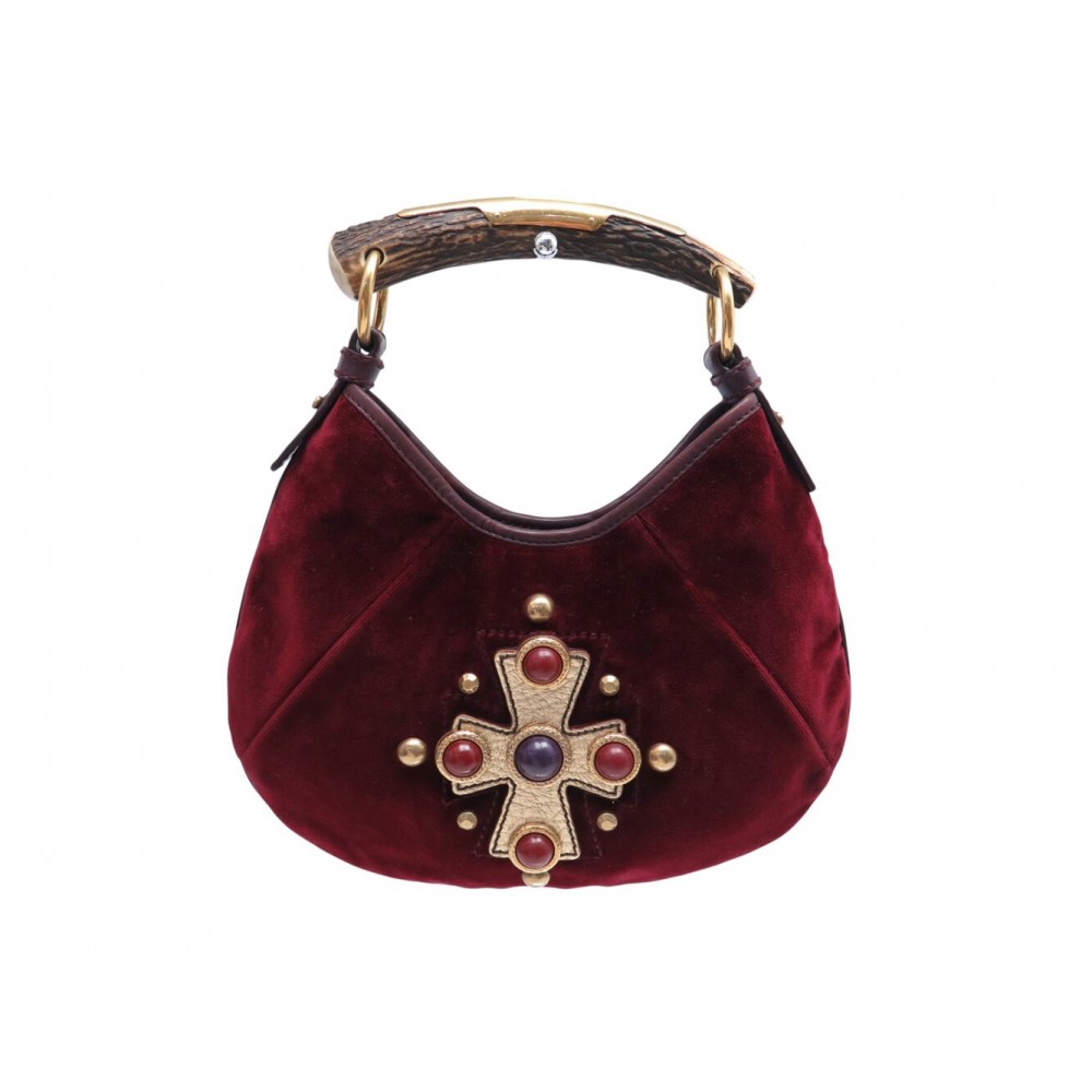 NEUF SAC A MAIN YVES SAINT LAURENT MOMBASA VENISE 146862 EN VELOURS CLUTCH 1490€