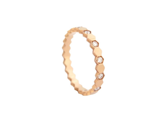 bague chaumet bee my love 081933 t50 diamants or rose