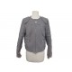 NEUF VESTE LOUIS VUITTON M 40 BLOUSON EN LAINE & CACHEMIRE GRIS JACKET NEW 2000€