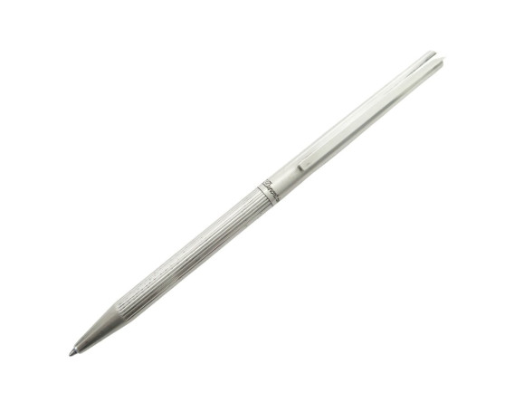 stylo bille st dupont classique argent massif
