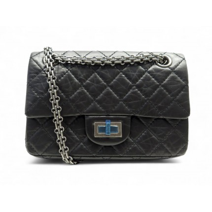 NEUF SAC A MAIN CHANEL 2.55 MINI AS0874 CUIR MATELASSE BANDOULIERE HANDBAG 4950€