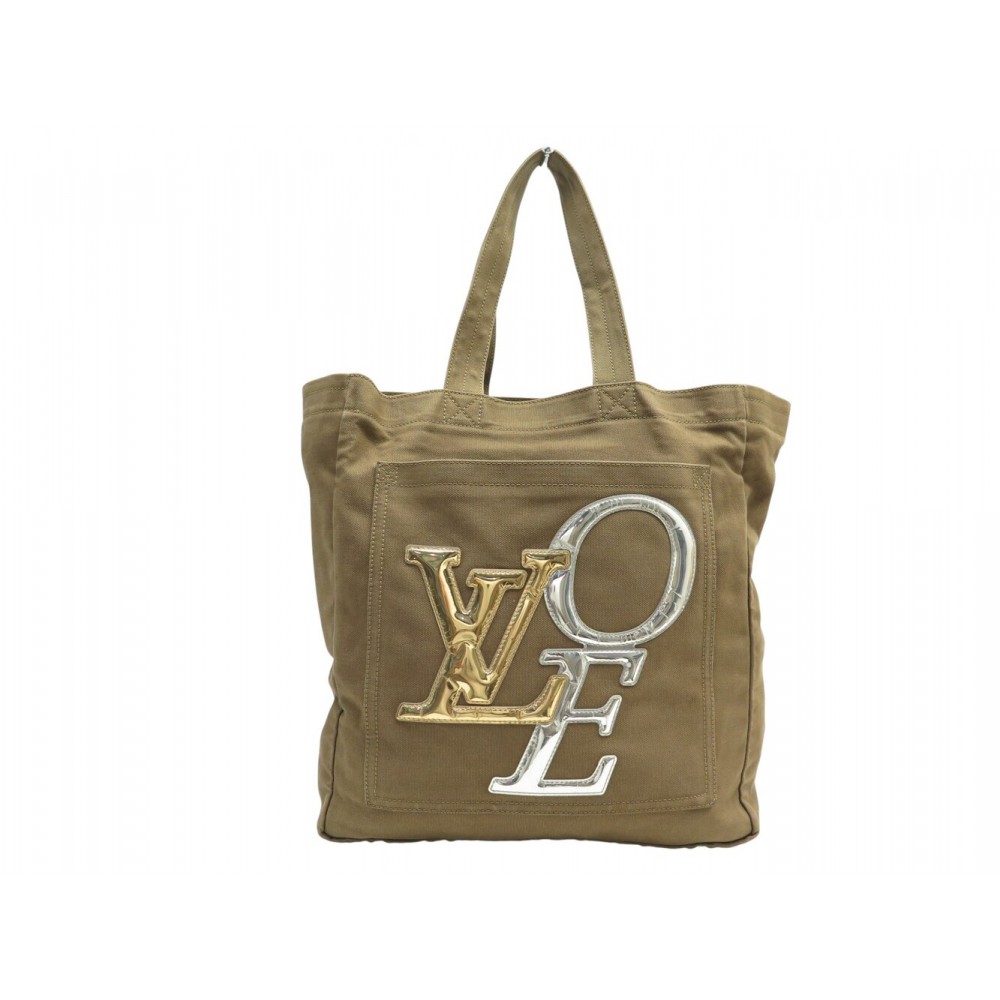SAC A MAIN LOUIS VUITTON CABAS THAT'S LOVE MM TOILE EDITION LIMITEE BAG 2000€