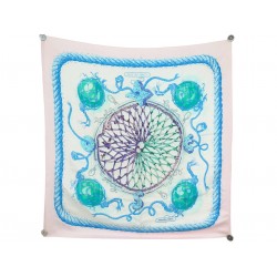 VINTAGE FOULARD HERMES ROSE DES SABLES 1ERE EDITION 1969 CARRE 90 CM SCARF 580€