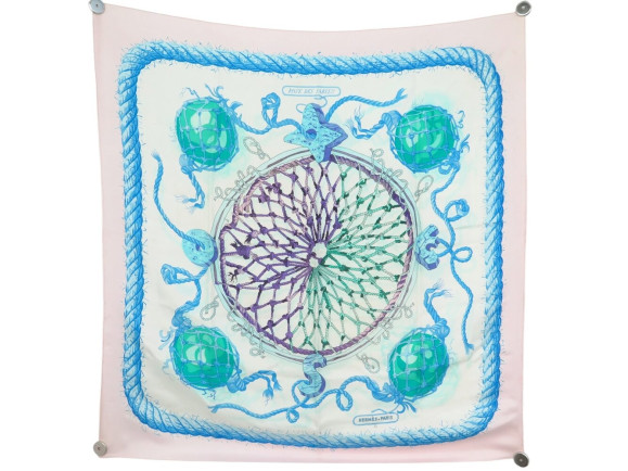 foulard hermes rose des sables 1ere edition