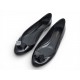 CHAUSSURES LOUIS VUITTON BALLERINES GOSSIP OMBRE 36.5 EN CUIR NOIR SHOES 930€