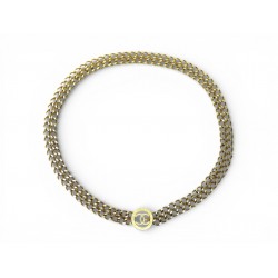 VINTAGE CEINTURE CHANEL CHAINE DORE MEDAILLON LOGO CC COLLIER T 80 CM BELT 1810€