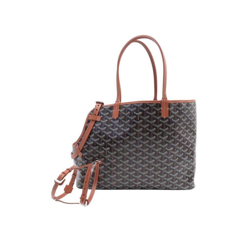 NEUF SAC DE VOYAGE GOYARD CHIEN + HARNAIS EN TOILE GOYARDINE DOG HARNESS HANDBAG