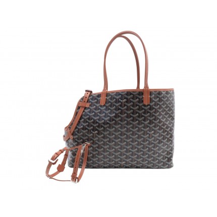 NEUF SAC DE VOYAGE GOYARD CHIEN + HARNAIS EN TOILE GOYARDINE DOG HARNESS HANDBAG