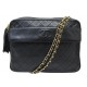 VINTAGE SAC A MAIN CHANEL CAMERA LOGO CC EN CUIR MATELASSE BANDOULIERE BAG 6500€