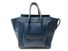 sac a main celine luggage phantom gm cabas cuir bleu