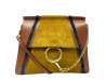 sac a main chloe faye tricolore pm 3s1126 en daim