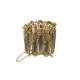 VINTAGE BRACELET CHRISTIAN DIOR MANCHETTE ARTICULEE METAL PIERRES 15 BANGLE 810€