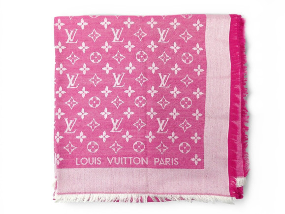echarpe louis vuitton chale monogram 401910 en soie