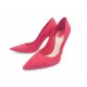 NEUF CHAUSSURES CHRISTIAN DIOR ESCARPINS CHERIE KCA422VVV 38.5 ROUGE ROSE 800€