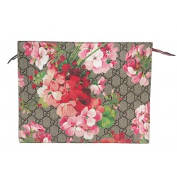 NEUF SAC A MAIN GUCCI POCHETTE 430268 EN TOILE GG SUPREME BLOOMS POUCH BAG 800€