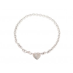 COLLIER TIFFANY & CO PLEASE RETURN TO RAS DE COU ARGENT 925 52GR NECKLACE 1100€