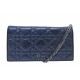 NEUF SAC A MAIN DIOR WALLET ON CHAIN LADY PORTEFEUILLE BANDOULIERE WOC BAG 2050€