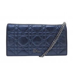 NEUF SAC A MAIN DIOR WALLET ON CHAIN LADY PORTEFEUILLE BANDOULIERE WOC BAG 2050€