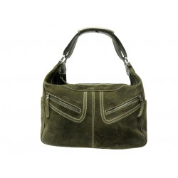 VINTAGE SAC A MAIN TOD'S MILKY HOBO PORTE EPAULE EN DAIM KAKI HAND BAG 1900€