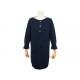 NEUF ROBE PULL CHANEL BOUTONS TIMELESS LOGO CC P44445 42 L CACHEMIRE DRESS 5300€