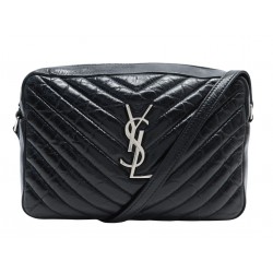 SAC A MAIN SAINT LAURENT CAMERA LOU EN CUIR MATELASSE BANDOULIERE HANDBAG 1450€