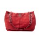 SAC A MAIN CHANEL ULTRA SOFT SHOPPING LOGO CC EN CUIR SUEDE ROUGE HAND BAG 6000€