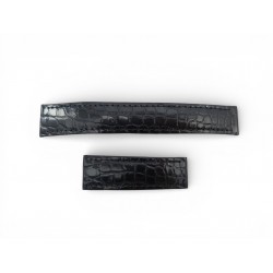 NEUF BRACELET BRACELET POUR MONTRE TANK A BOUCLE DEPLOYANTE CUIR CROCODILE 430€