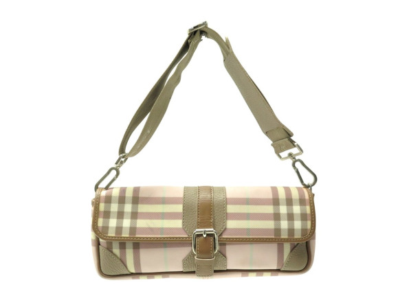 sac a main burberry hobo en toile nova check tartan