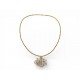 VINTAGE COLLIER CHRISTIAN DIOR LETTRES CD EN METAL DORE 71CM GOLD NECKLACE 750€