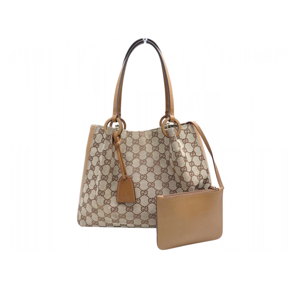 SAC A MAIN GUCCI CABAS TOILE GG SUPREME 101919 PORTE EPAULE TOTE HAND BAG 1750€