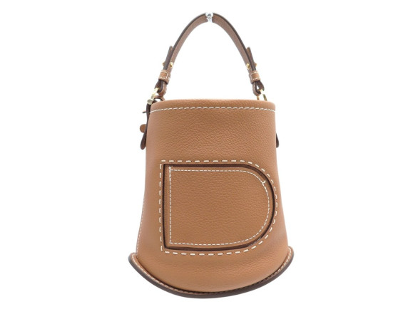  sac a main delvaux seau pini mini en cuir