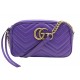 SAC A MAIN GUCCI GG MARMONT SMALL 447632 CUIR VIOLET BANDOULIERE HAND BAG 1650€