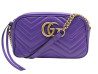 sac a main gucci gg marmont small 447632 cuir violet