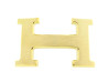 boucle de ceinture hermes h 32 mm en metal dore