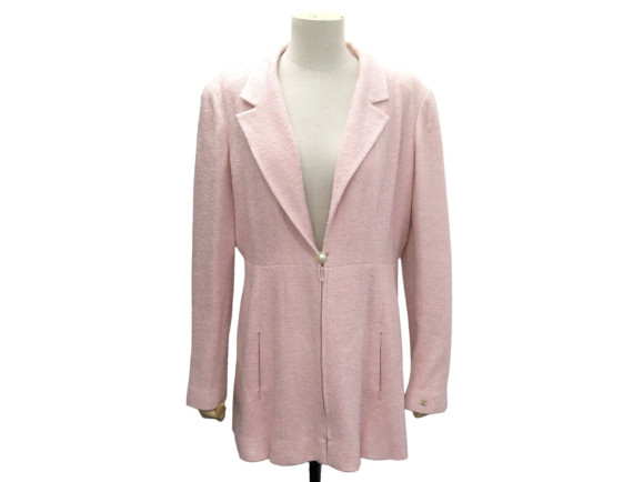  veste chanel boutons perles p19311 l 44 soie