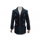 VESTE CHANEL ZIPEE BOUTONS GRIPOIX P41564 M 38 VELOURS COTELE BLEU JACKET 7000€