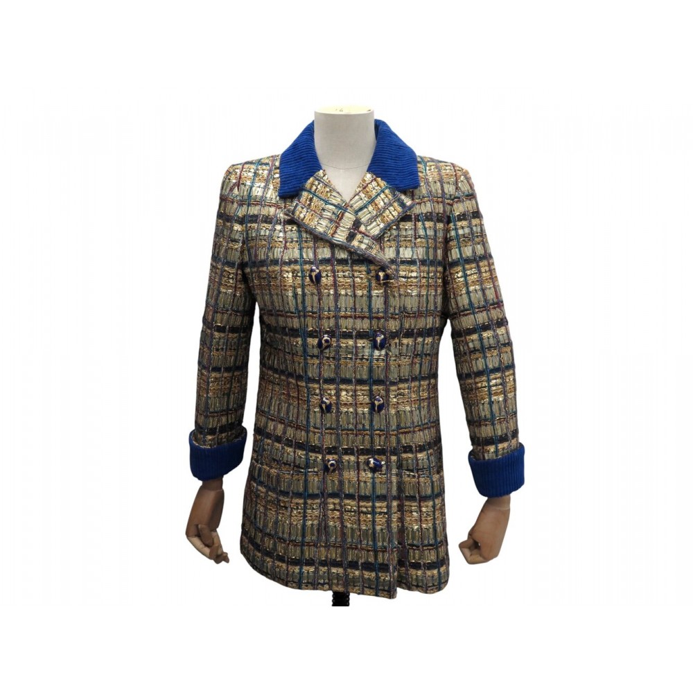 NEUF VESTE CHANEL EGYPTE BOUTONS SCARABEES TWEED DORE P61844 M 40 JACKET 8900€