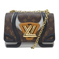 SAC A MAIN LOUIS VUITTON TWIST MM EN CUIR & TOILE MONOGRAM ED. LIMITEE BAG 3800€