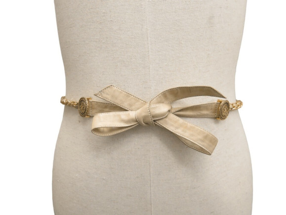 ceinture chanel a nouer chaine entrelacee