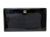  portefeuille chanel long logo cc cuir vernis