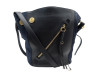 sac a main chloe myer mm en cuir noir daim bleu