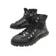 NEUF BOTTINES CHRISTIAN DIOR COMBAT MID TOP BOOTS 42 TOILE OBLIQUE & CUIR 1160€